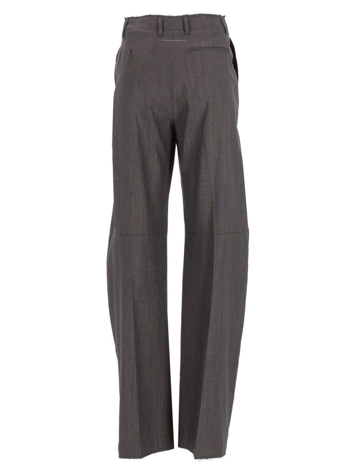 Mm6 Maison Margiela Pants Trousers - Grey | 90182529a0da723007d9a42babcefbc2c6d4e881