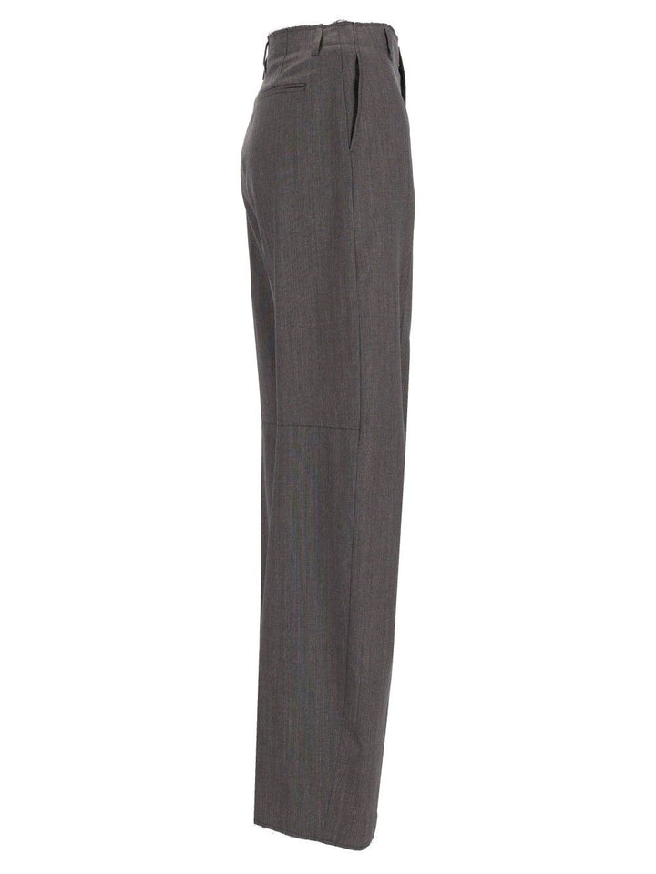 Mm6 Maison Margiela Pants Trousers - Grey | 8fdb9efdb31c84e3f4881a7c75a825875ad602de