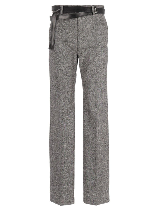Pleated Trousers Grey