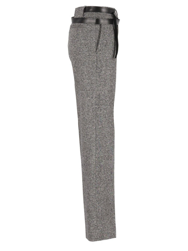 Mm6 Maison Margiela Pleated Trousers - Grey | 0b488238bbb9d09f70d2493f9557c0b9c55eda13