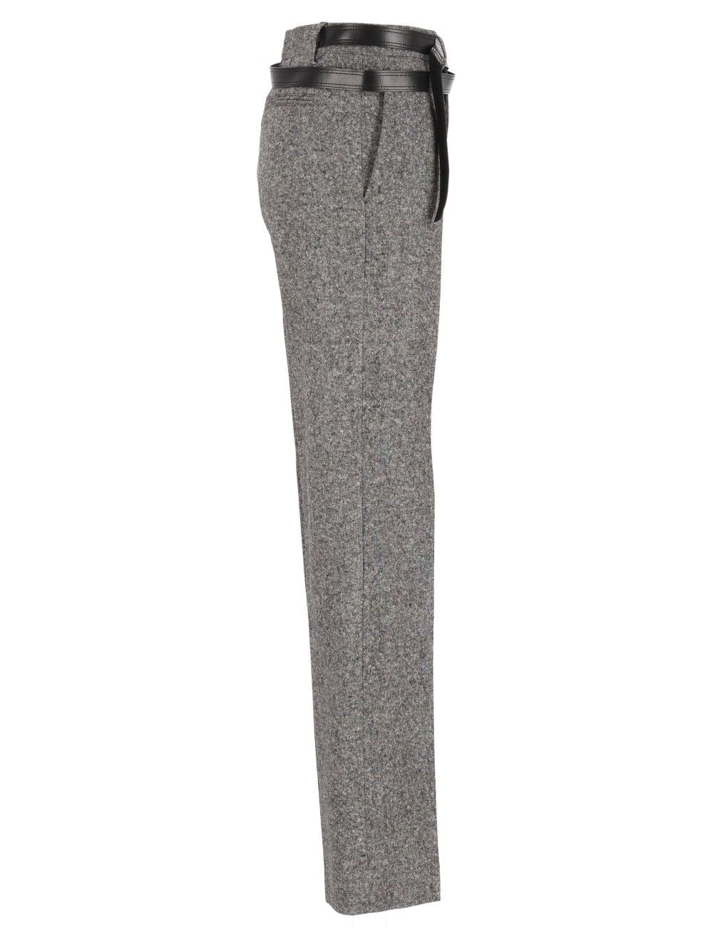 Mm6 Maison Margiela Pleated Trousers - Grey | 0b488238bbb9d09f70d2493f9557c0b9c55eda13