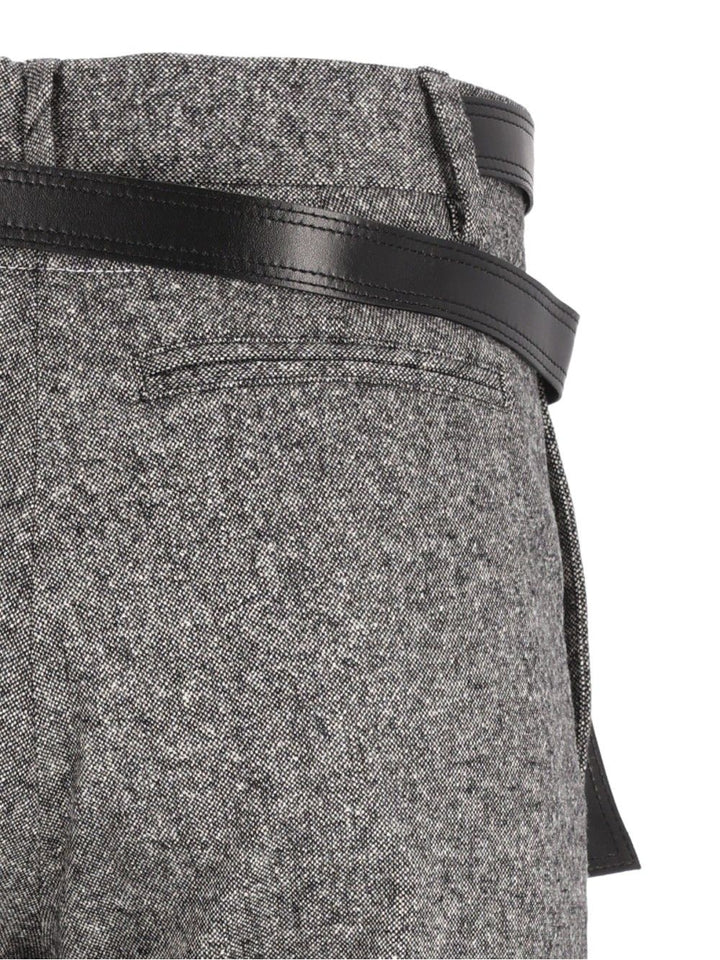 Mm6 Maison Margiela Pleated Trousers - Grey | 05bd57a79a897f5a19c5c7d73847e40aeb07235e