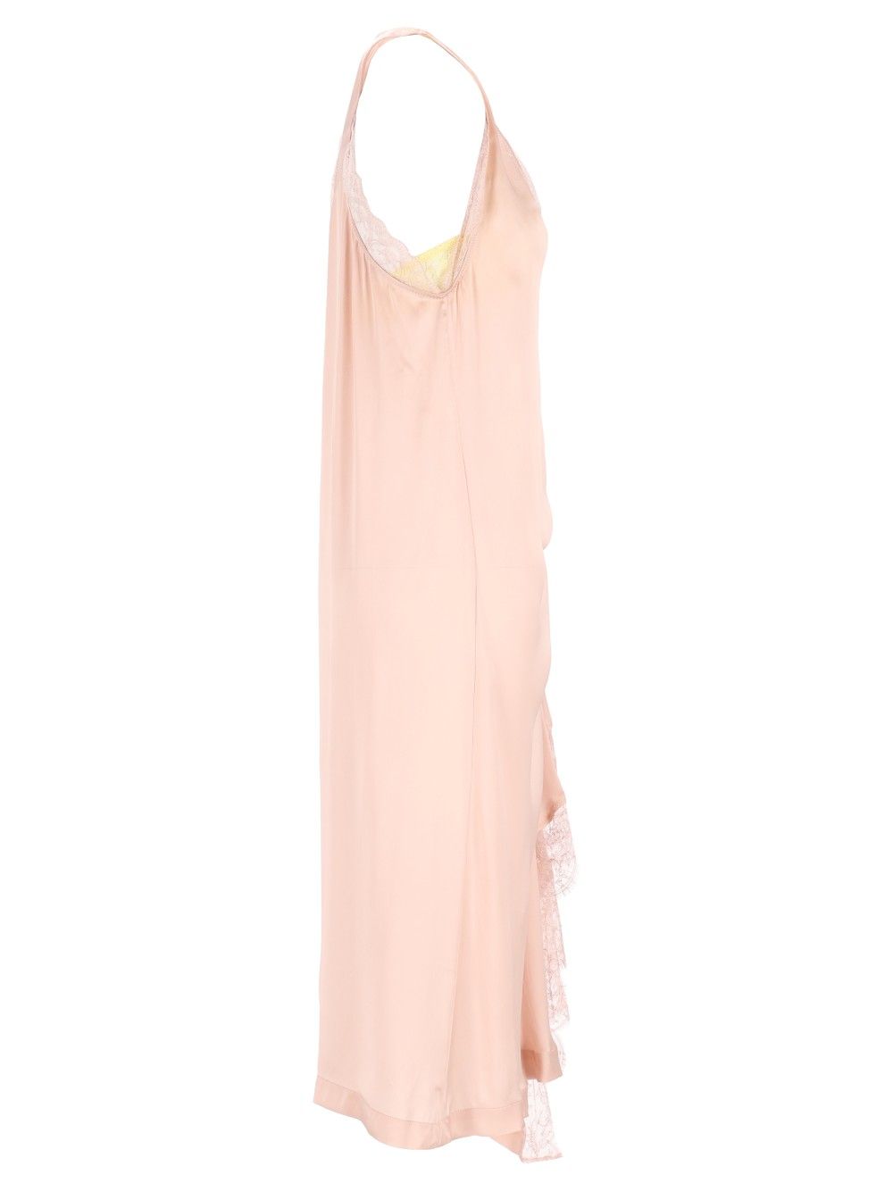 Maison Margiela Midi Lace Slip Dress Dresses - Rose | ce2b90e672fe4ba5899d39f16afdee7e23ee8047
