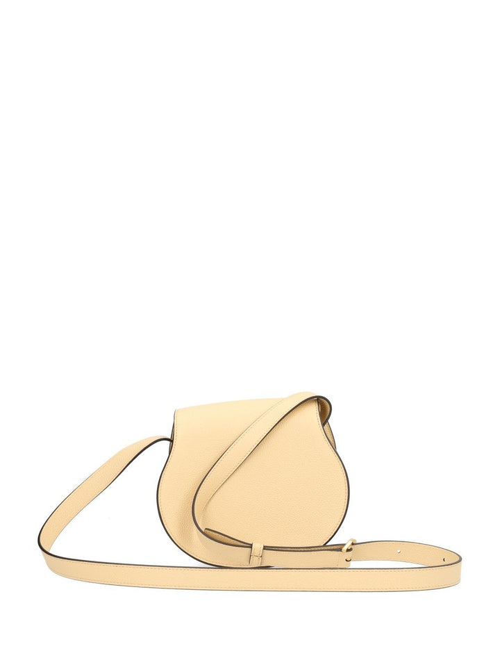 Chloe' Marcie Shoulder Bags - Beige | 984c3049a32631caba2ef90c4c2ca76a69e5a310