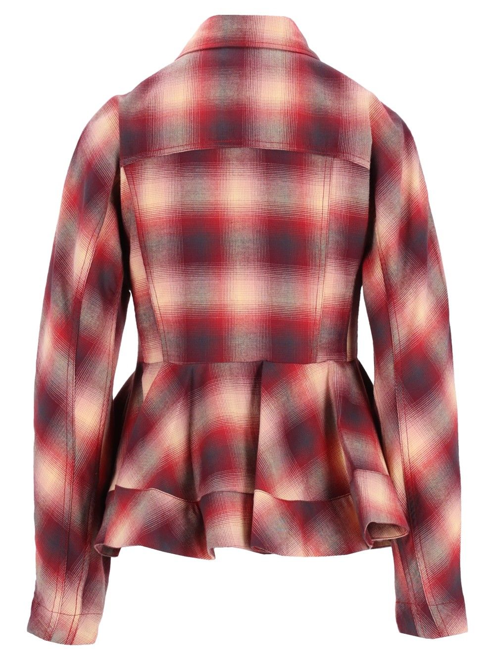 Ganni Red Checked Flannel Shirt Shirts - Red | 599cbfb2ad4bdbbcbbfe70d4df1cba4054c8c308