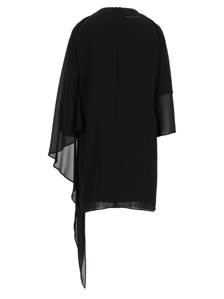 Mm6 Maison Margiela Midi Dress Dresses - Black | f40b37c648626d2e5109c0457119c514d34bfa0b