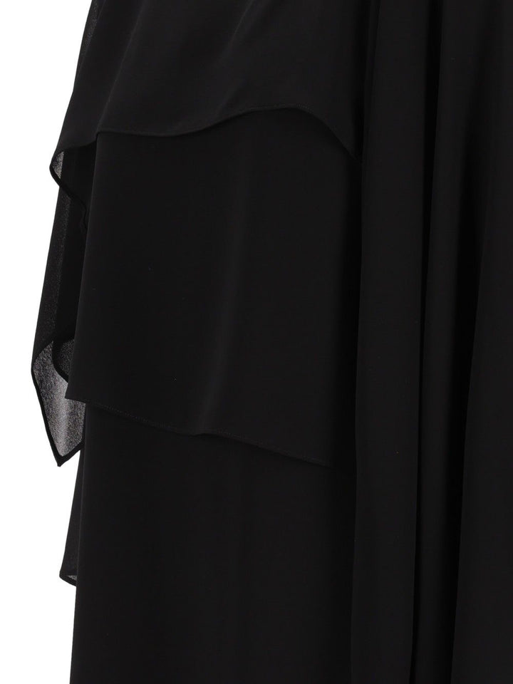 Mm6 Maison Margiela Chiffon Minidress Dresses - Black | e4fd2d14877db54de942d730a4e51fdea620f3c5