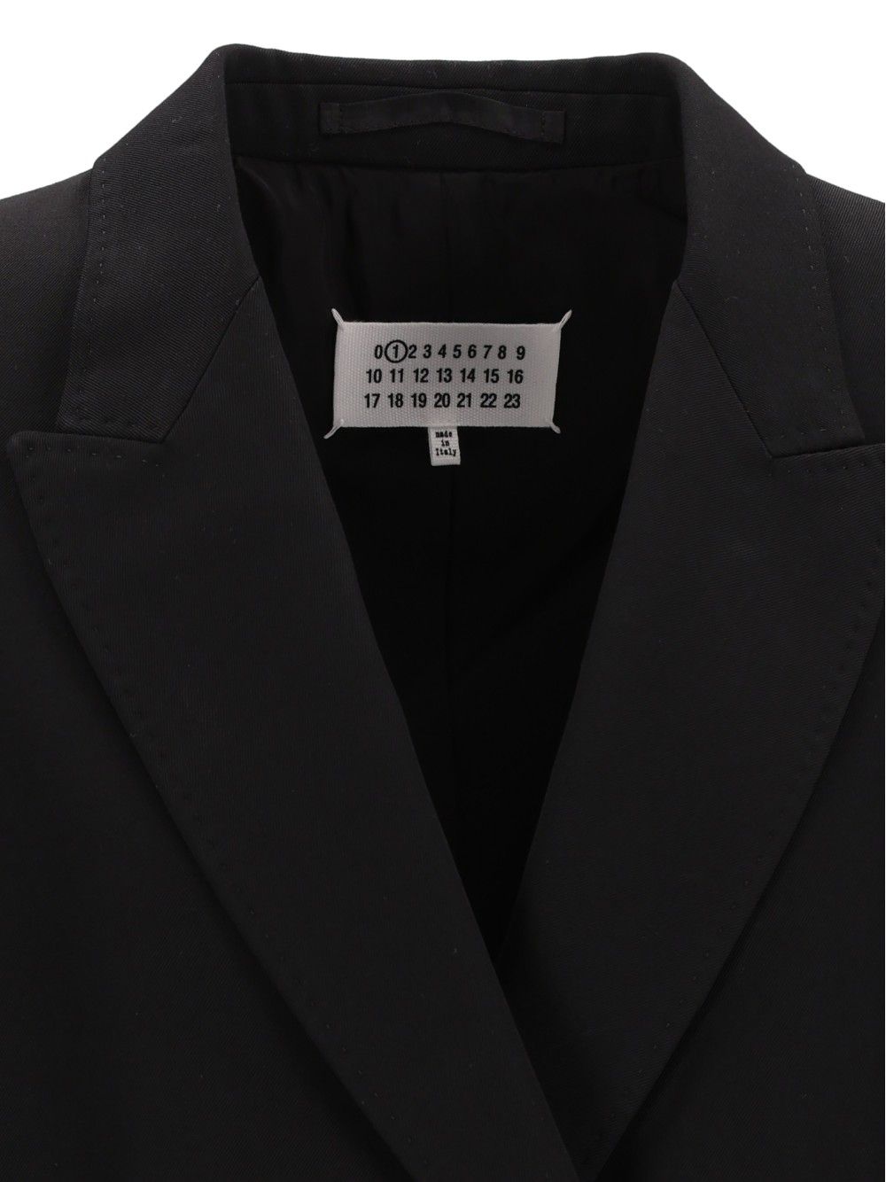 Maison Margiela Double Breasted Blazer Jackets - Black | dbf4547b69ca83ae690b642134d9e19d4565ec2d