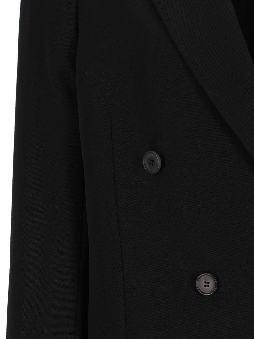 Maison Margiela Double Breasted Blazer Jackets - Black | 9c05c43391222e170bcdadcf10ceac1ca3033924