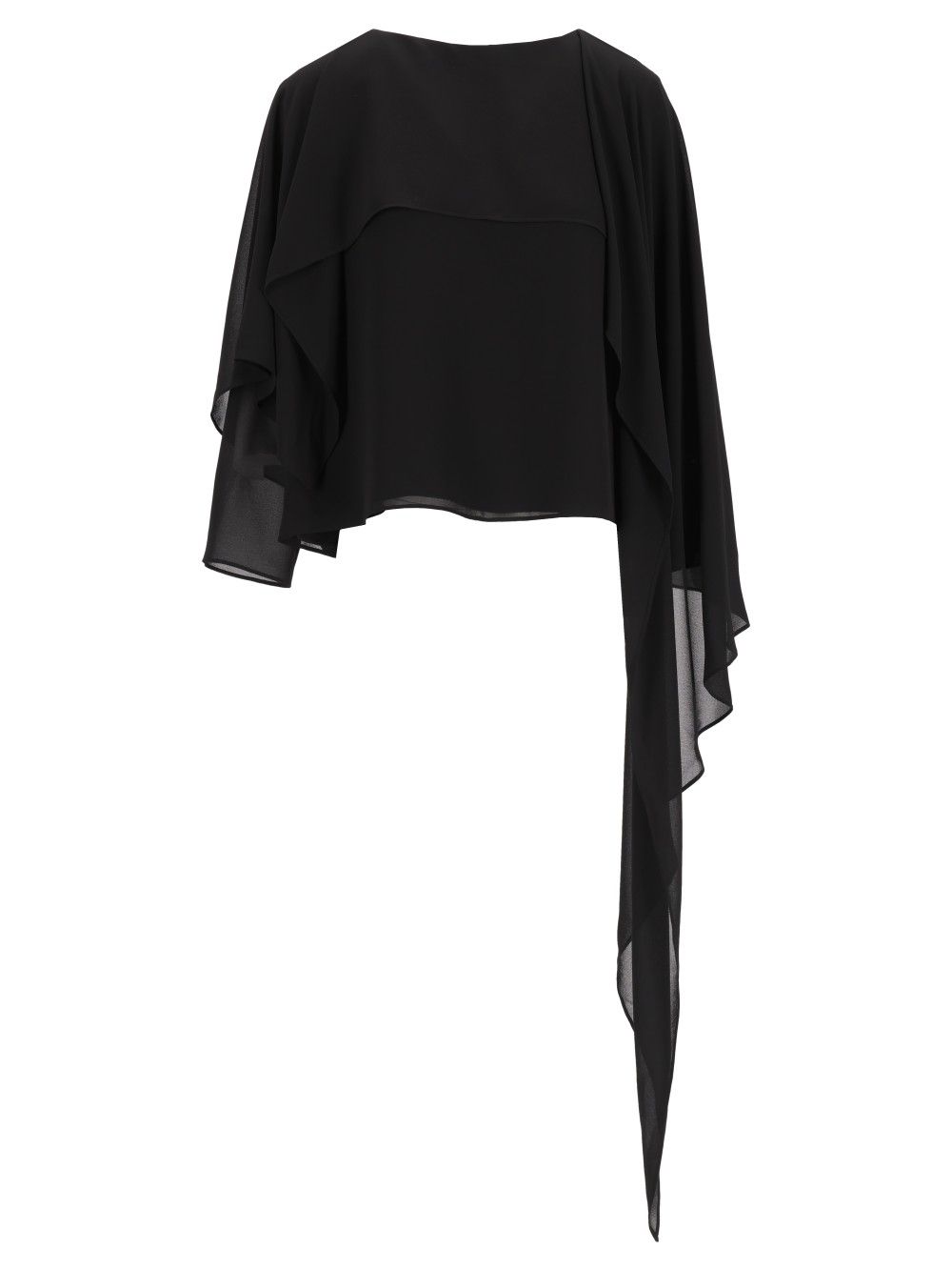 Mm6 Maison Margiela Long-Sleeved Top Tops - Black | b2fb51ef0b226fe20ffabd789d9fbdfd5916b8ca
