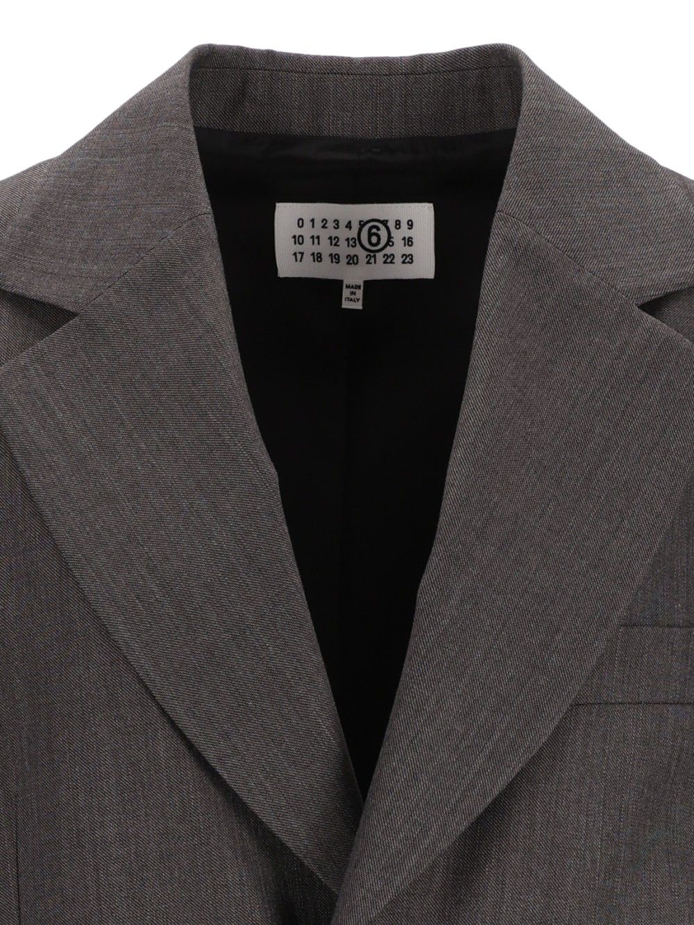 Mm6 Maison Margiela Single-Breasted Jacket Jackets - Grey | 345c97873d4029533e2b295767d934ca8315384f