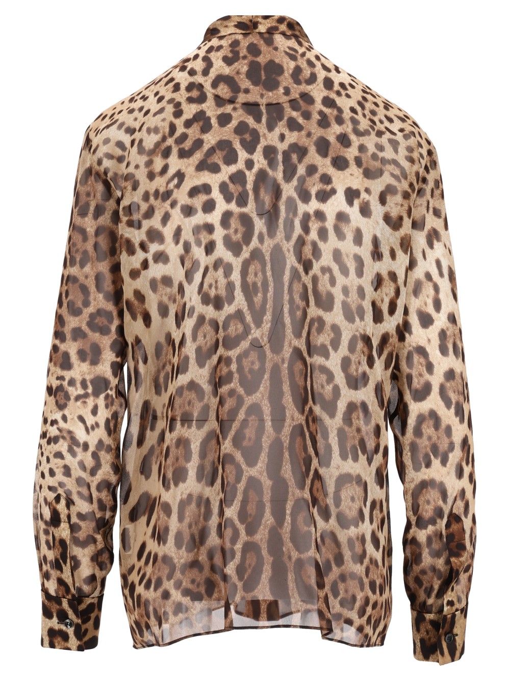 Dolce & Gabbana Silk Chifonne Long Sleeve Shirt Shirts - Animalier | 9f759acc9cc472c9e24089d011a6b4a92fa9781d