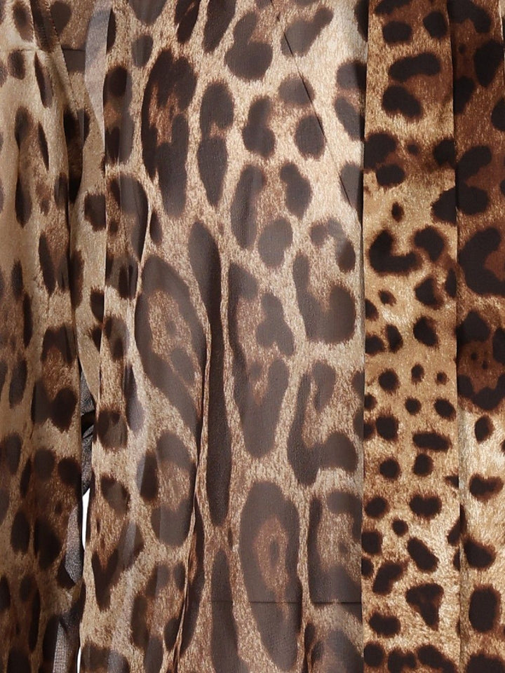 Dolce & Gabbana Leopard Print Chiffon Shirt Shirts - Animalier | ecfbcc6d777cdc79d5e85c12aeaa6da9258fa33a