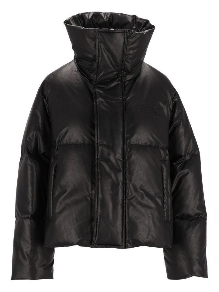 Mm6 Maison Margiela Short Down Jacket Jackets - Black | 9e6db92db6e6f2abc1dee44f1e8a1b42bc4f4f80