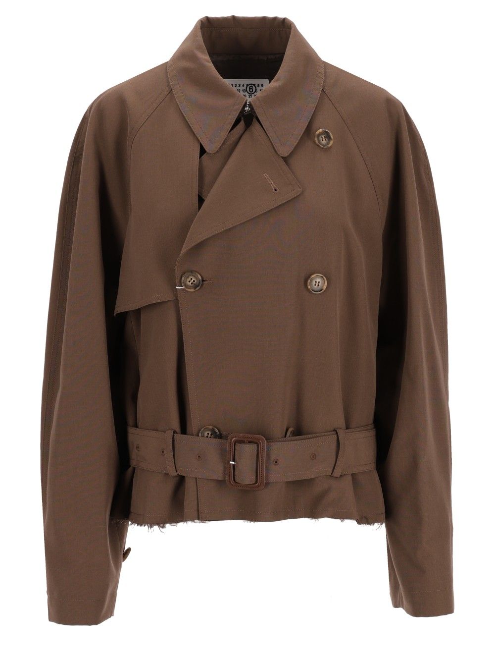 Mm6 Maison Margiela Sportsjacket Coats - Brown | dfd062d62090d14b08a4398d79aaea69e6af8d3f