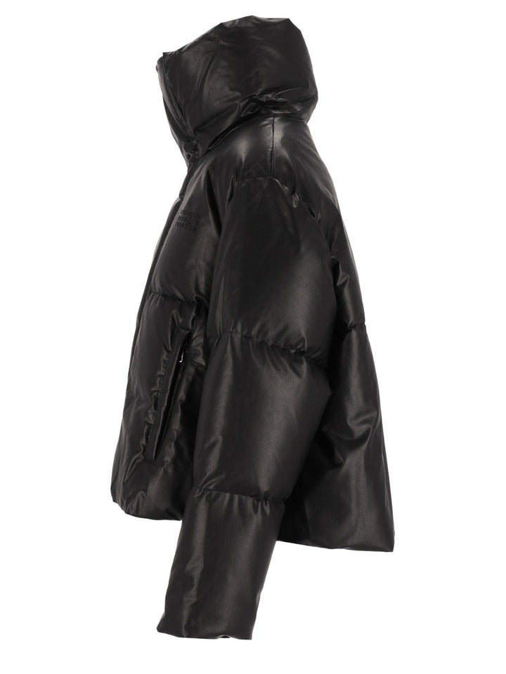 Mm6 Maison Margiela Short Down Jacket Jackets - Black | 04da2cb577d5886ce02044f059880bc8c88378b4