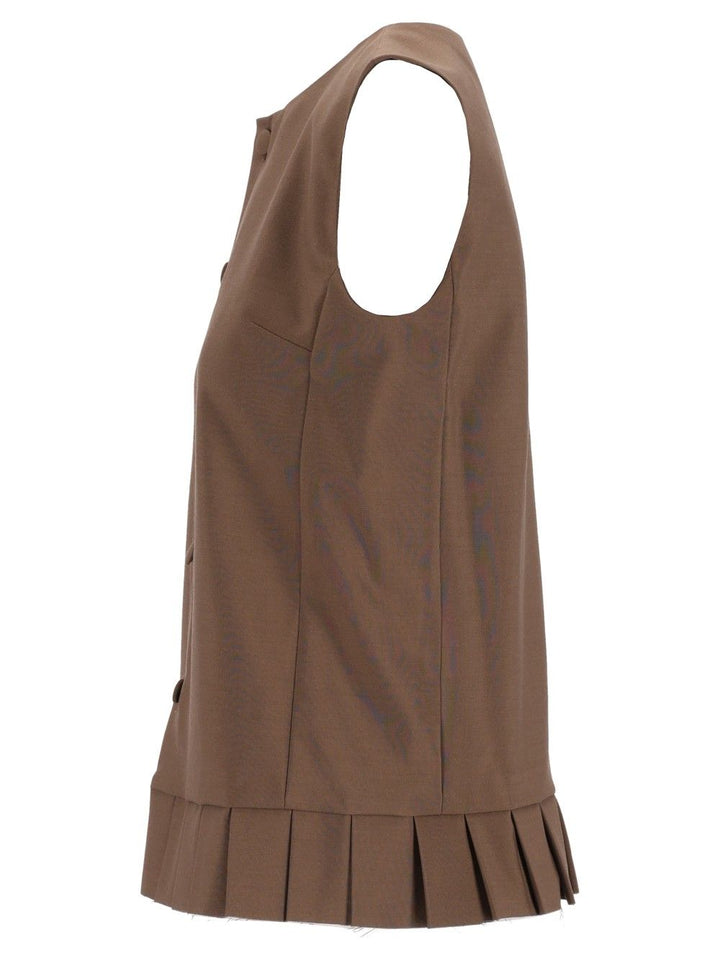 Mm6 Maison Margiela Top Tops - Brown | c9e1c6c5fd4b825c3845305a7cf8a7d676e4fad5