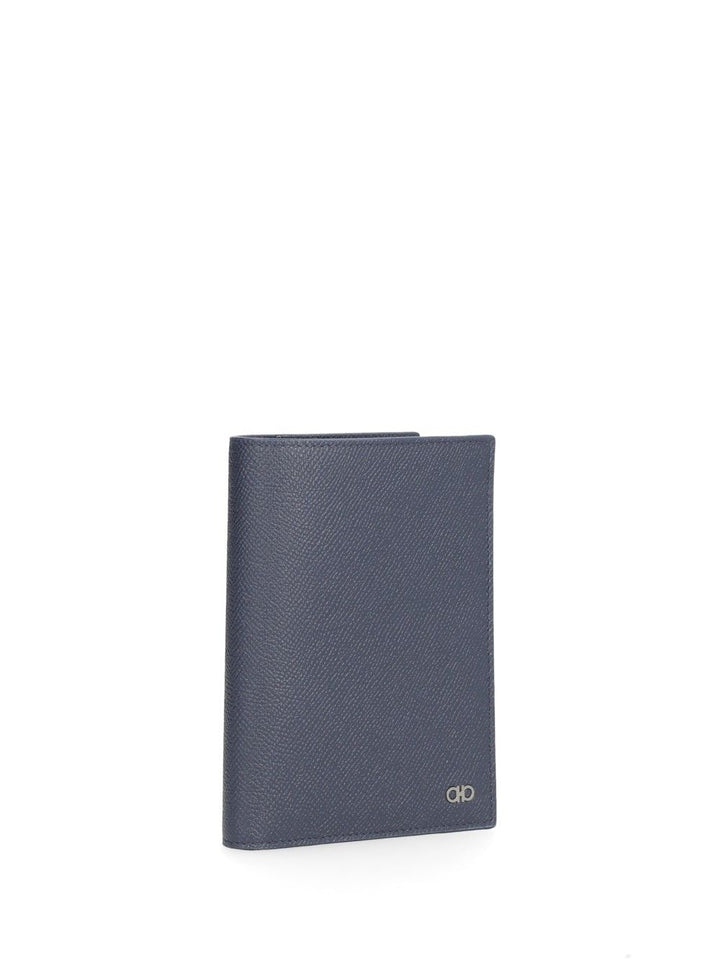 Ferragamo Micro Gancio New Gemini New Navy Wallets - Blue | 7631f434afe51c72815606a9bb5c7653b5894108