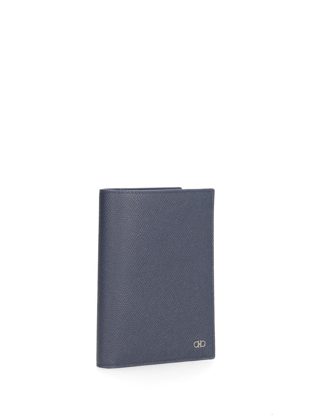 Ferragamo Gancini Compact Wallet Wallets - Blue | 84c25699c09a2d9b26a6368cc64816ad05e0ff2c