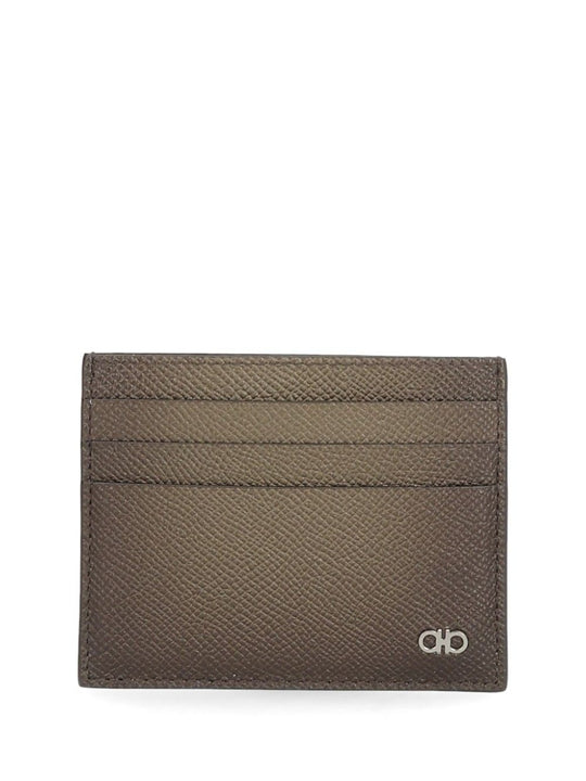 Gancini Credit Card Holder Wallets Brown
