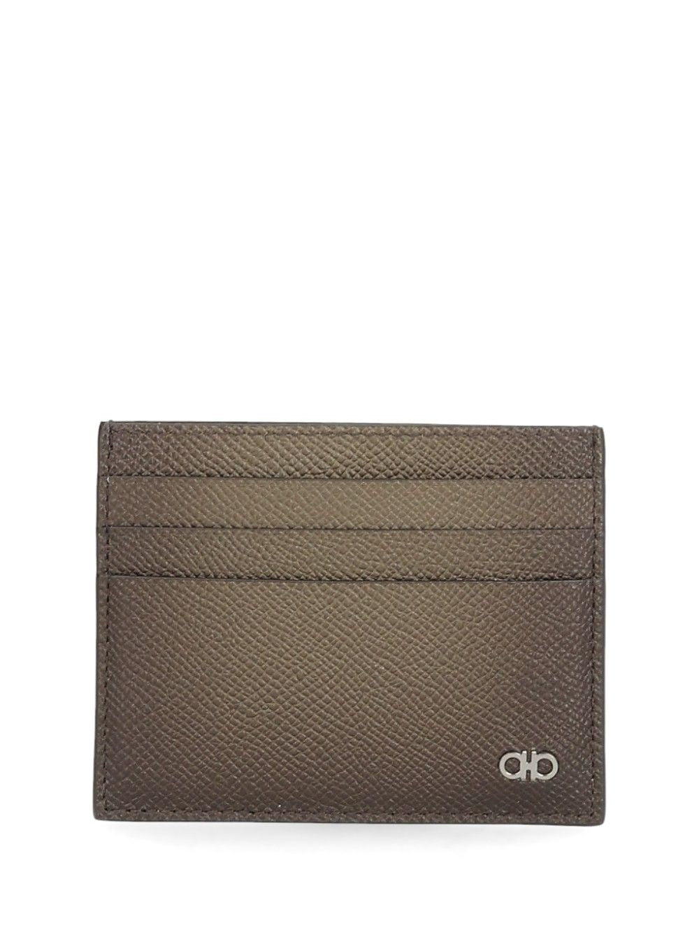 Ferragamo Gancini Credit Card Holder Wallets - Brown | d6cf7c9337a0171078755b5ec90fcadb870b743e