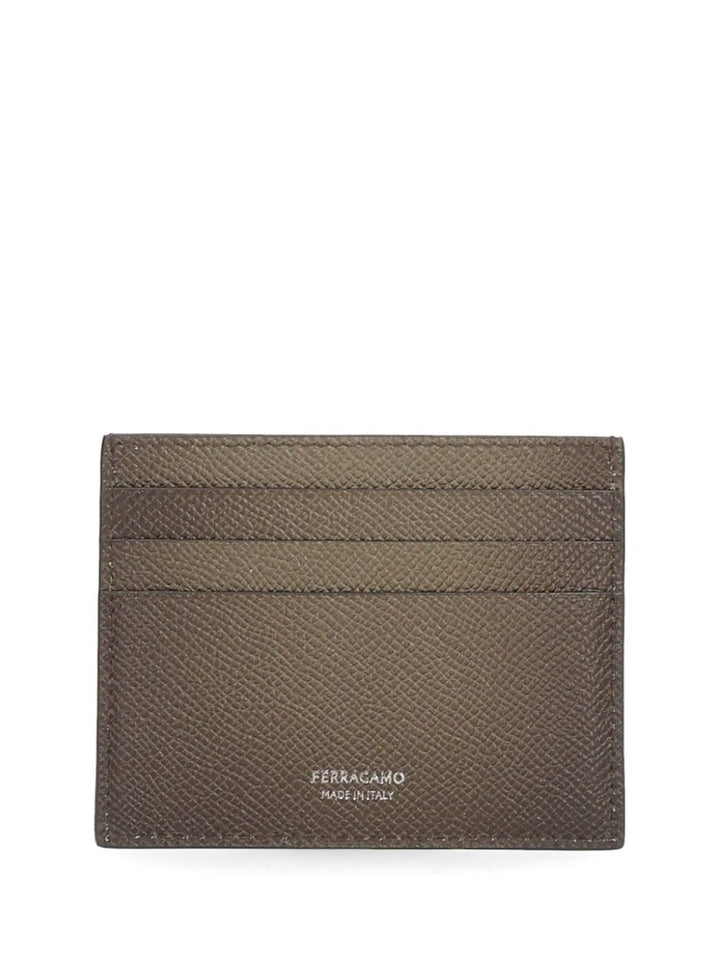 Ferragamo Micro Gancio 1/2 Vit New Gemini  New Olive/ Wallets - Brown | 3ae5d06bcb4802b35368f065c2c10cad57edc02a