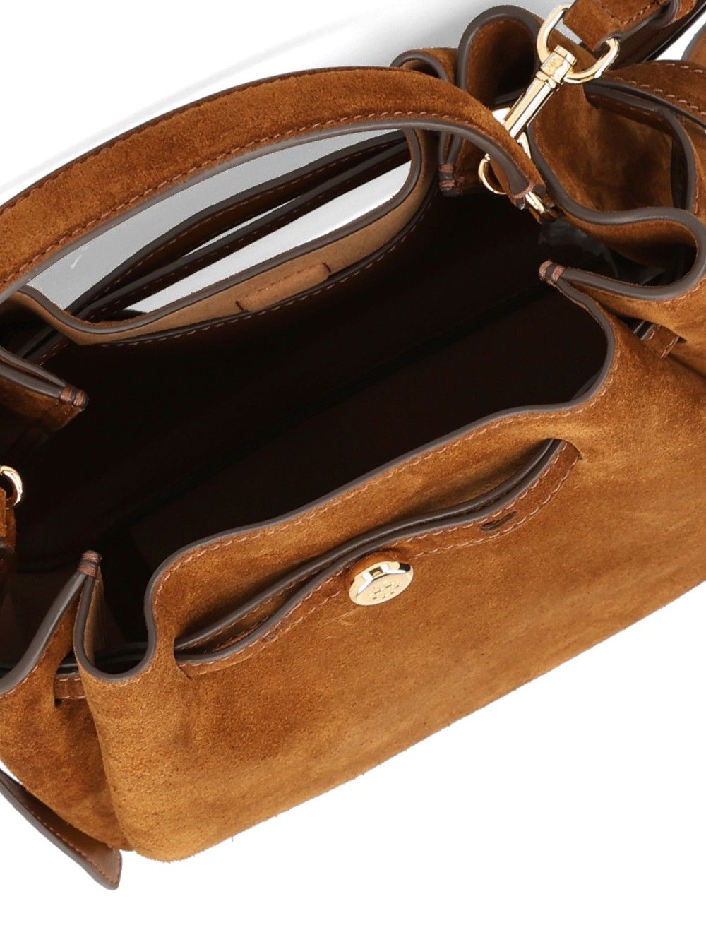 Tory Burch Romy Handbags - Brown | 72f72aa9476c7ffcf9a4f1e0e8bf162262e171e7