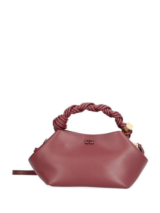 Ganni Bou Bag Small Handbags Bordeaux