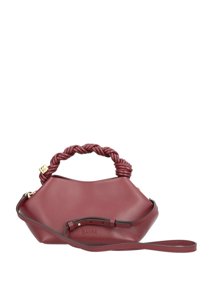 Ganni Ganni Bou Bag Small Handbags - Bordeaux | 22810b7fc1e5c9c4aa7c31d20505db4c926dde24