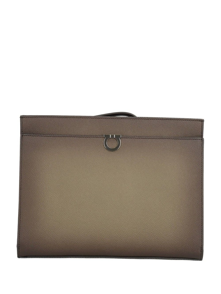 Ferragamo Trading 1/2 Vit New Gemini  New Olive/ Small leather goods - Brown | 06ea9f65f582d08ea215d00213f48693c613efb3