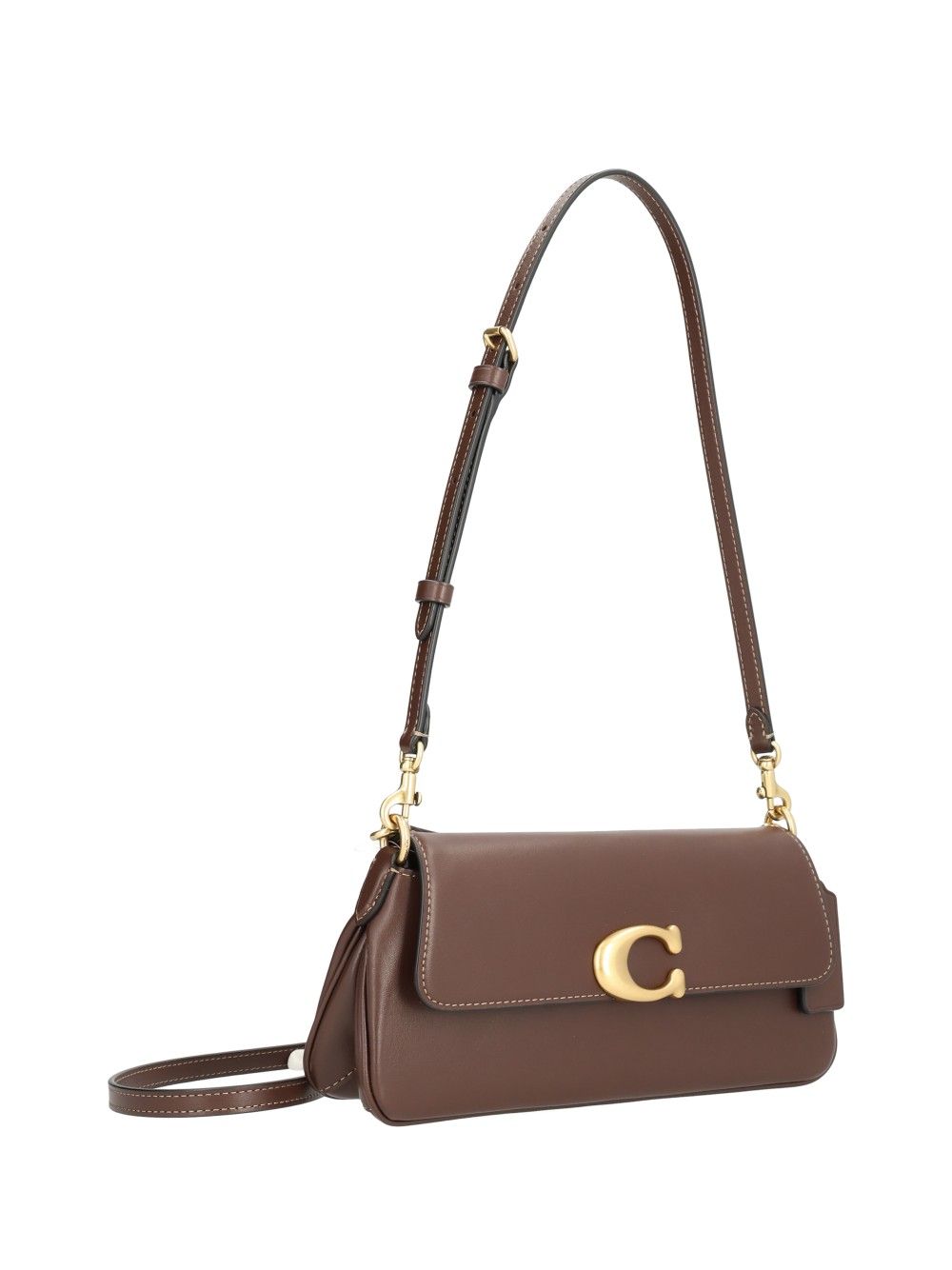 Coach Refined Calf Leather Jet Shoulder Bag Shoulder Bags - Brown | b003914680432a6a8cfcec0078182e90ad436f93