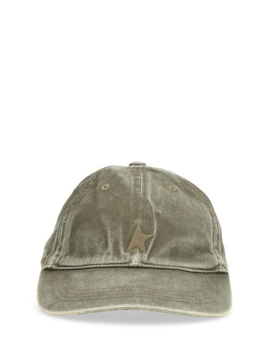 Washed Cotton Baseball Cap Hats Green