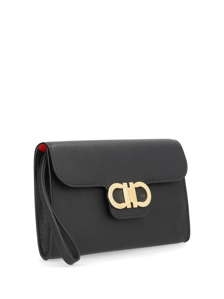 Ferragamo Gancini Small leather goods - Black | 8dc501e6a7c3e200462e69718d4696b2c5e111cb