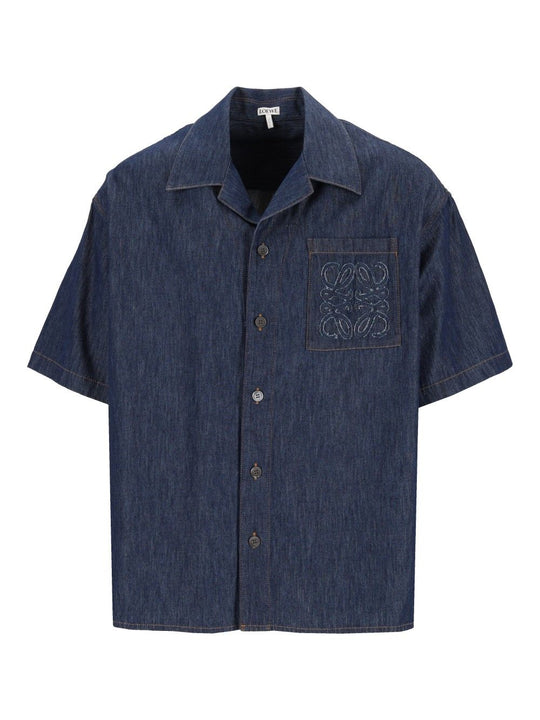 Short Sleeve Shirt Shirts Blue
