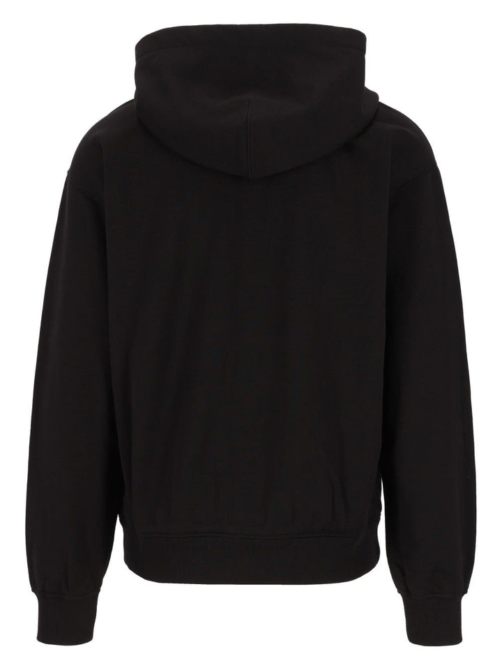 Dolce & Gabbana Hooded Zipped Sweater Sweatshirts - Black | fccf0837a8af8537f959da079d8bb04e5a2c7f43