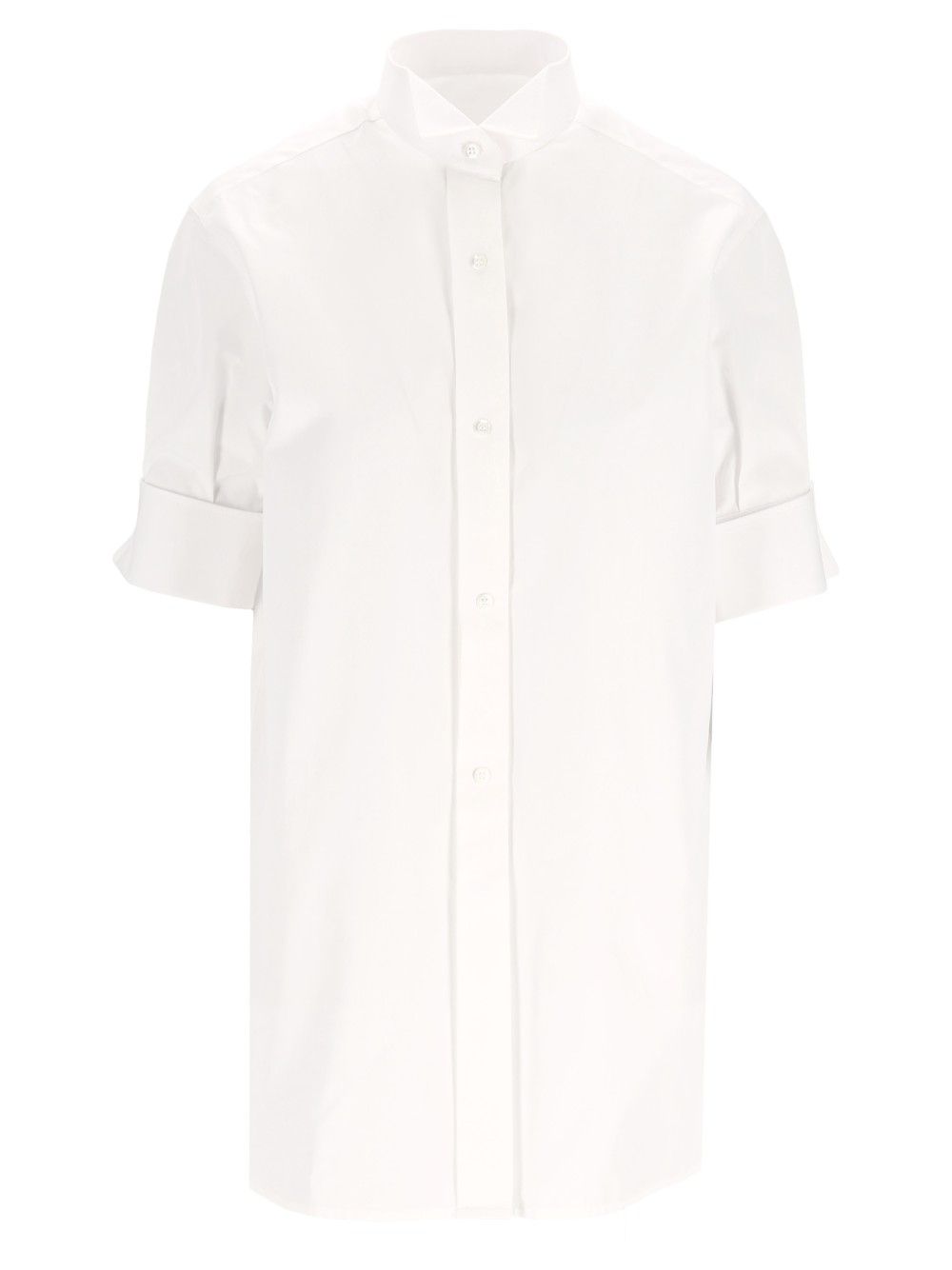 Maison Margiela Snapped Button Short Sleeves Shirt Shirts - White | 348a9f28b268b1f4b6481cd05bd9c5c2459d7c4f