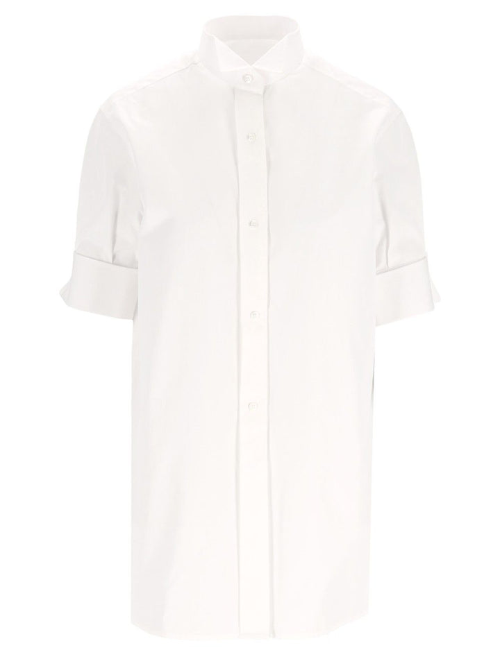 Maison Margiela Snapped Button Short Sleeves Shirt Shirts - White | 348a9f28b268b1f4b6481cd05bd9c5c2459d7c4f