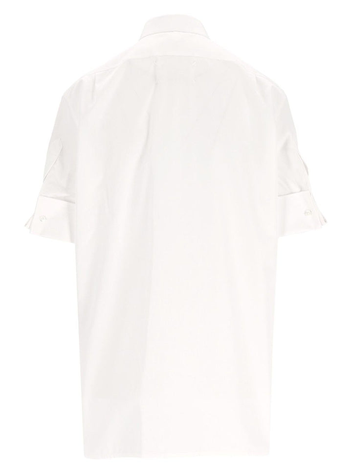 Maison Margiela Snapped Button Short Sleeves Shirt Shirts - White | 8e6c493431a82a0248678917e109a8e43ed2fb0c