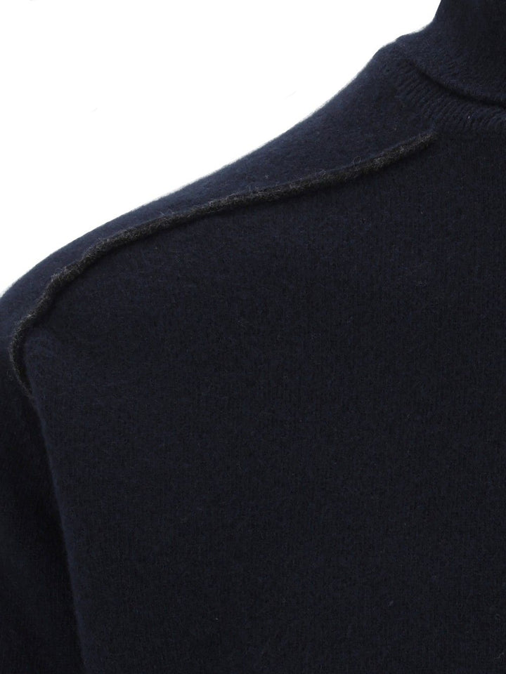 Maison Margiela High Neck Sweater Knitwear - Blue | 4ed6aec8e928642cfd0ff2b6b012dd2526296314