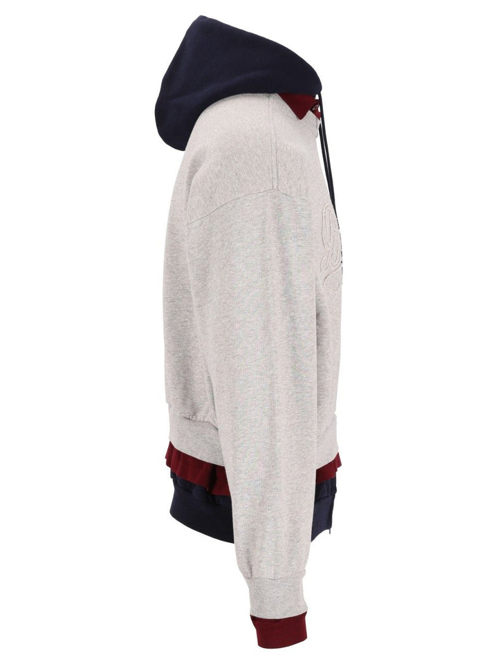 Balenciaga Layered Hoodie Sweatshirts - Grey | b9c8868cbc1939be4eb48fd5e90e4673263f47e7