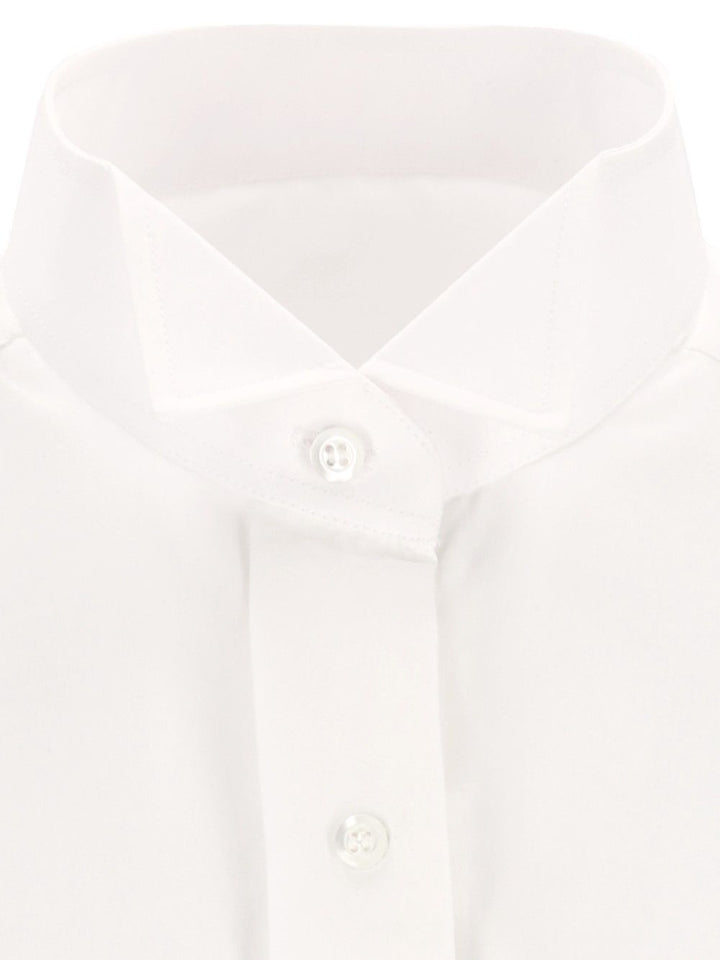 Maison Margiela Snapped Button Short Sleeves Shirt Shirts - White | 957fa8f6e9ffad431d633a440a4d668068dce49f