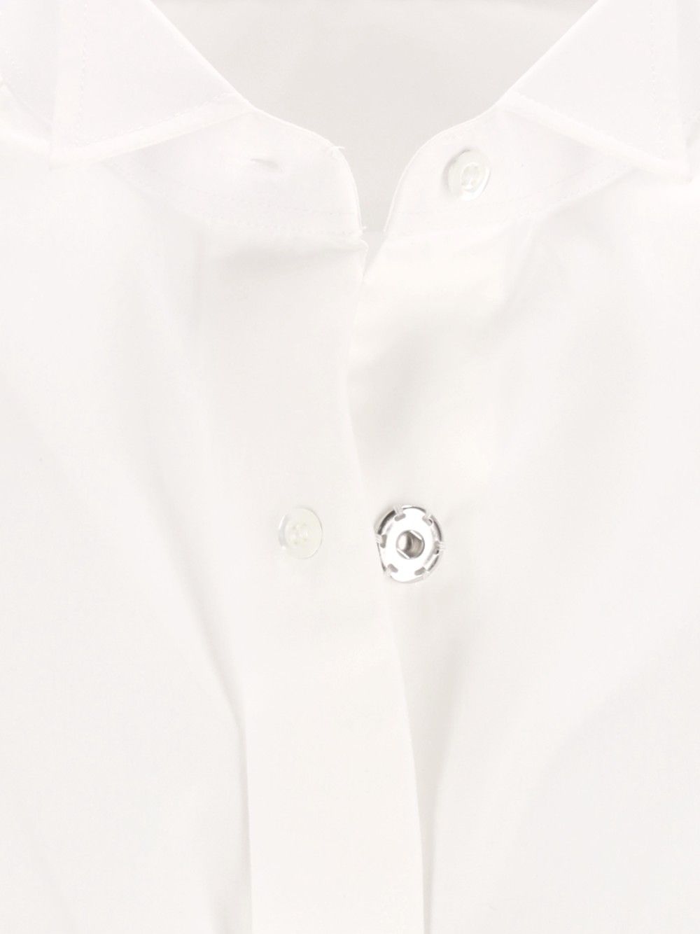Maison Margiela Snapped Button Short Sleeves Shirt Shirts - White | 98c0608b8291eac33bec13a782773e55c14a8462