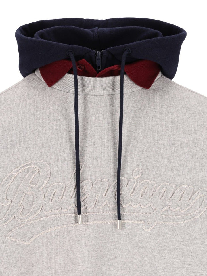Balenciaga Layered Hoodie Sweatshirts - Grey | 18050ea4cdb18d5a8cb6813dce1acab2f3f735c4
