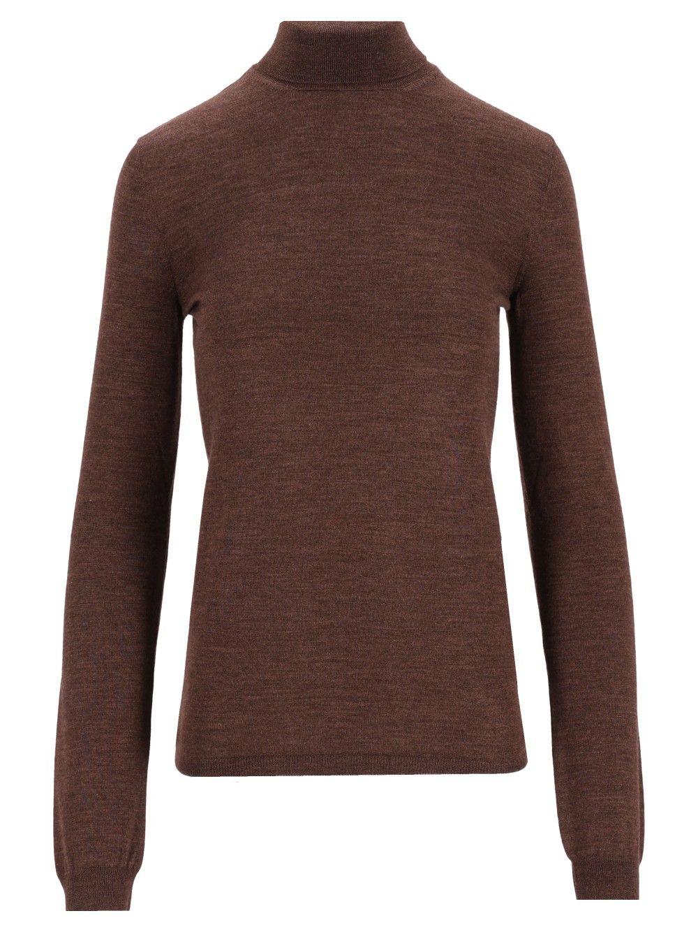 Maison Margiela Wool And Silk Turtleneck Knitwear - Brown | dce0607833e6ade4fb5d84c0ef9287aa646d64e7