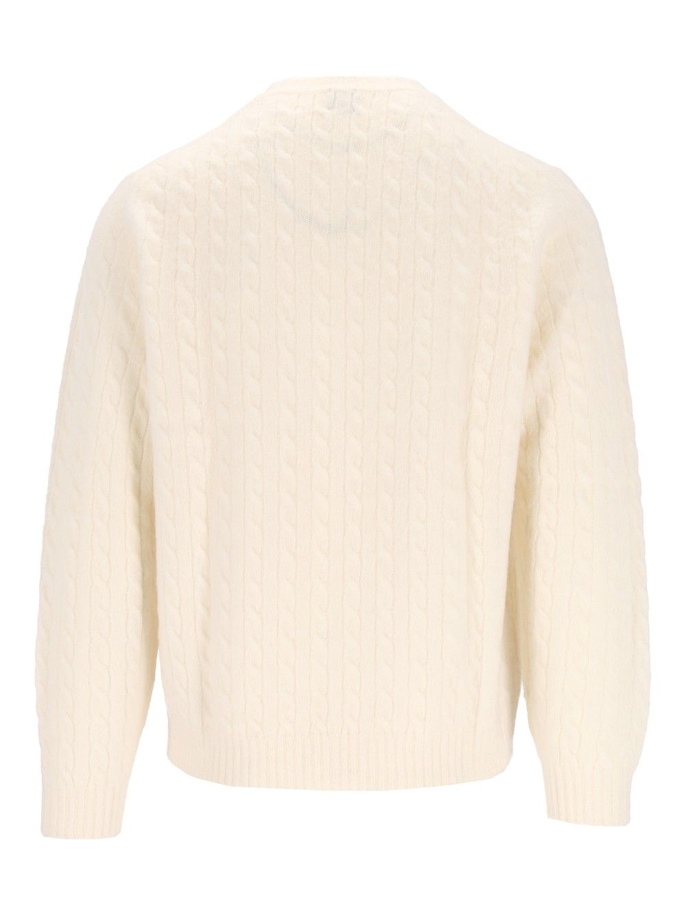 Eleventy Cable-Knit Jumper Knitwear - White | fa953c6d025dd2042e78b77ccf8e7844238015ab