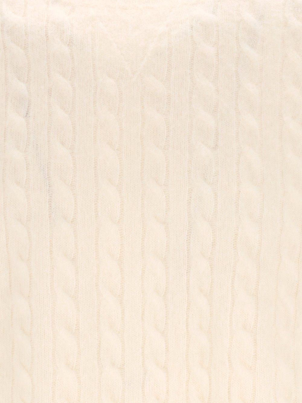 Eleventy Cable-Knit Jumper Knitwear - White | fe5ec4840253988355869f6c1fa75d53736e51f2