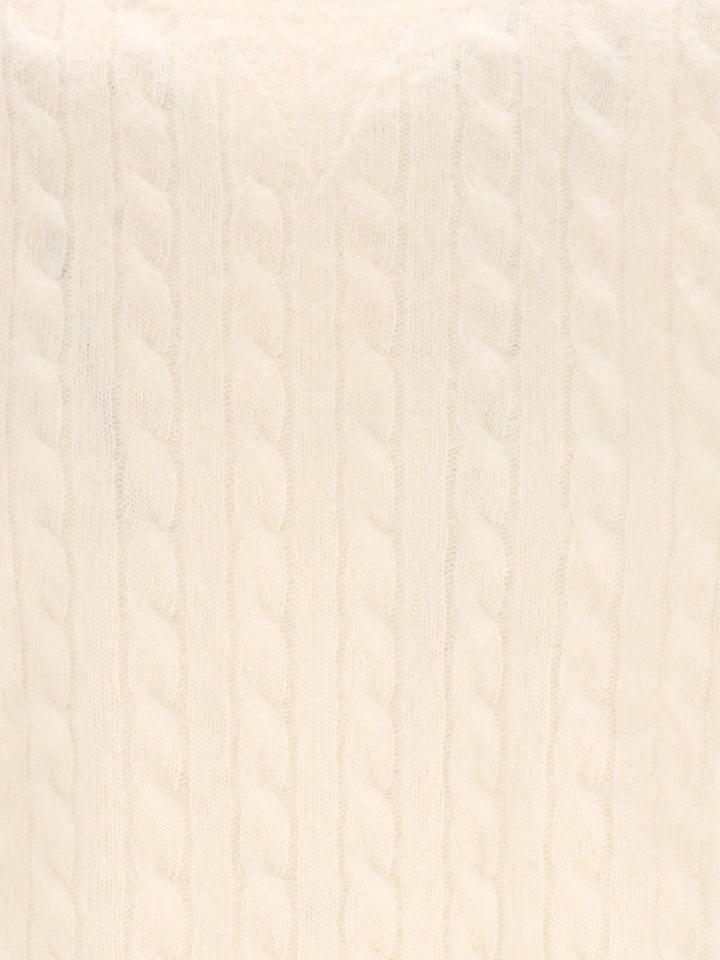 Eleventy Cable-Knit Jumper Knitwear - White | fe5ec4840253988355869f6c1fa75d53736e51f2