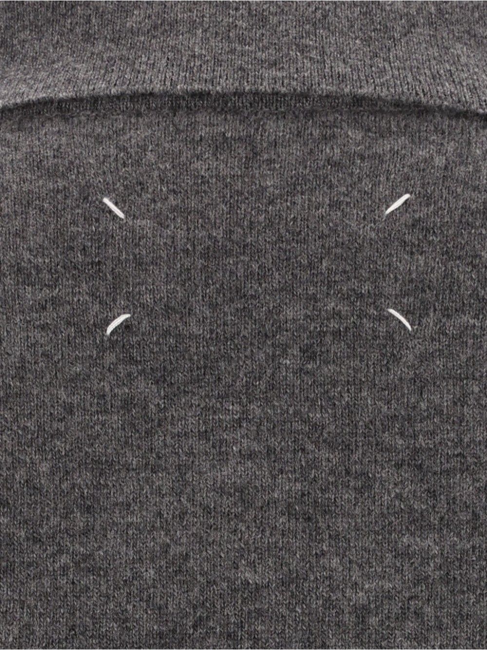 Maison Margiela Polo Sweater Knitwear - Grey | 50905413ee28281cba4970cb41da32466374d641