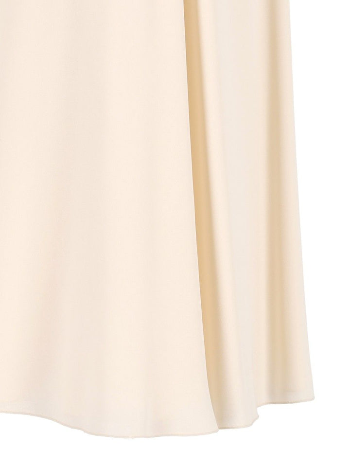 Valentino Garavani Midi Skirt In Georgette Skirts - White | ecb548e4cf68ae5e34e585cbfa7289bd42a91532