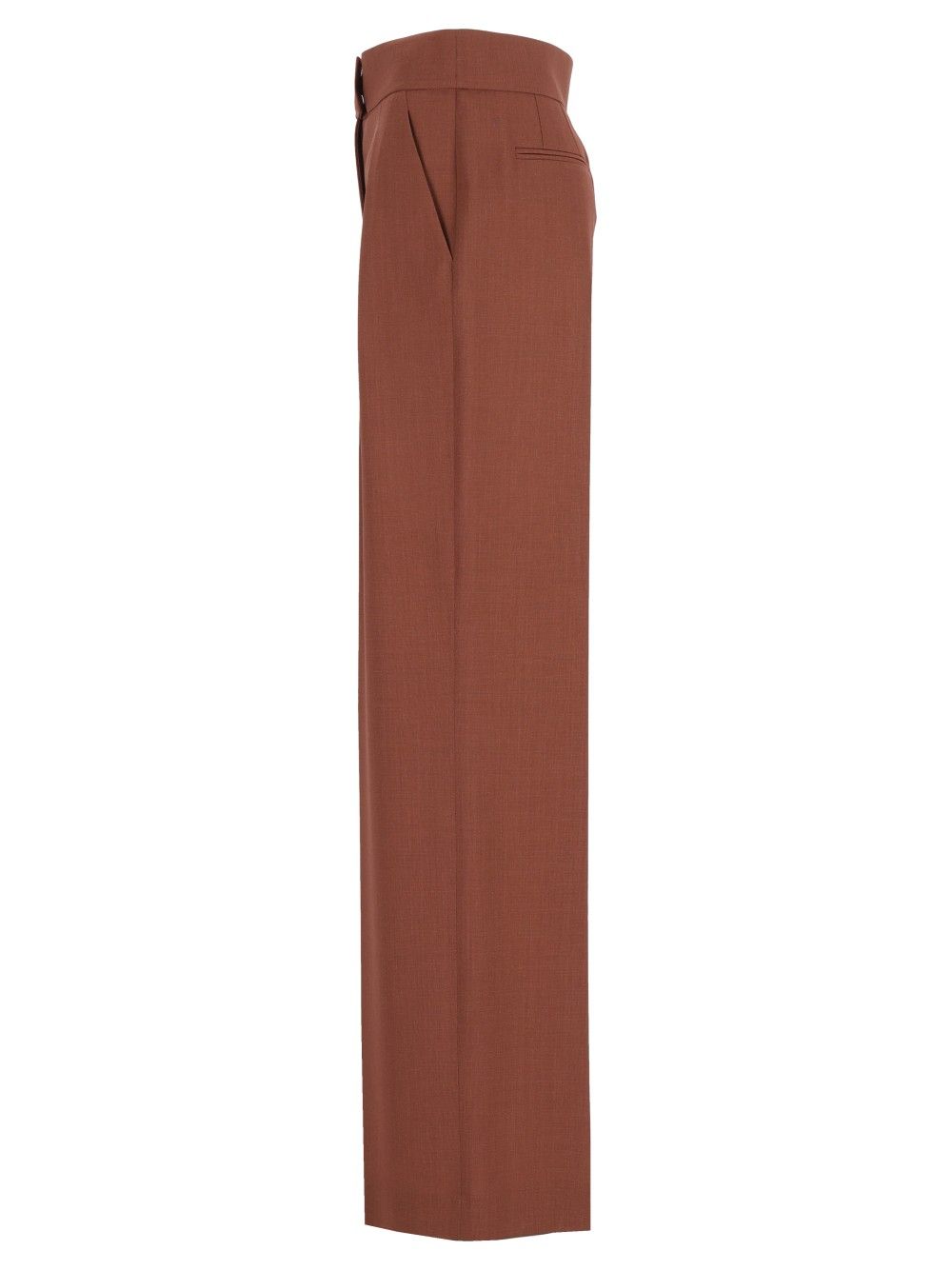 Valentino Garavani In Functional Suiting Trousers - Brown | d7b90042a08c36e436e17707b711e4003f11a47c